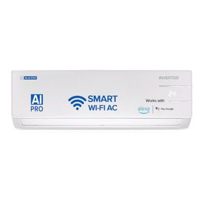 Blue Star IE312YNUS 1 Ton 3 Star Smart Wi-Fi Inverter Split AC (Copper, Convertible 5 in 1 Cooling)
