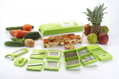 Bluewhale 12 In 1 Nicer Dicer Vegetable & Fruit Grater & Slicer (12 In 1 Chopper)