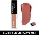 BLUSHIS Non Transfer Sensational Liquid Matte Mini Lip Colour Nude  (Nude, 4 ml)...