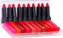 BLUSHIS Pocket Matte Lipstick set of 10pc For Girls And Women...