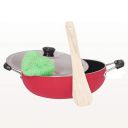 BMS lifestyle Non-Stick Kadhai with 2-Way Non-Stick Coating ,1.5 litres...