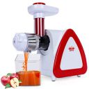BMS Lifestyle Slow Masticating, Quiet Motor BPA-Free Super Power Easy to Clean and High Juice Yield, 2-Speed Mode Cold Press Juicer, Juices Recipes for Vegetables and Fruits...