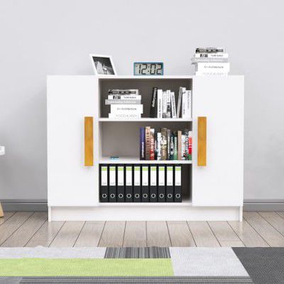 Bniture Book Shelf for Home, Engineered Wood Bookshelf for Home Decor