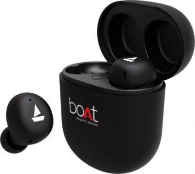 boAt Airdopes 382 True Wireless Bluetooth Headset with Mic (Active Black, In the Ear)