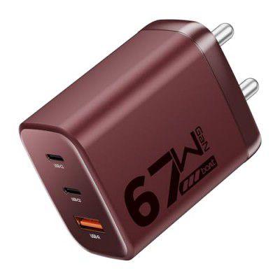 boAt 67W GaN Charger (Monarch Red)