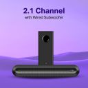 Boat Aavante 2.1 300, 40W Signature Sound | Home Theatre Soundbar Speaker (Premium Black)...