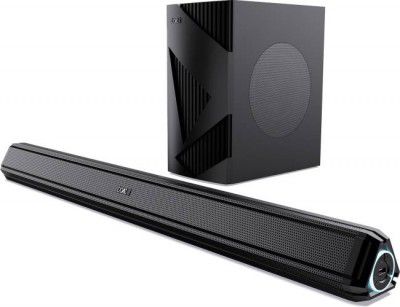 boAt Aavante Bar Chord with Wireless Subwoofer and Dynamic LEDs 160 W Bluetooth Soundbar  (Premium Black, 2.1 Channel)