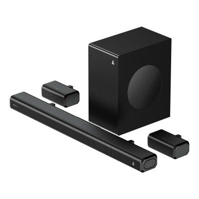 boAt Aavante Prime 5.1 5000D, 500W Signature Sound, 5.1-CH Home Theatre Soundbar Speaker (Premium Black)