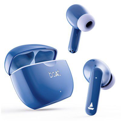 Boat Airdopes 120 Truly Wireless in Ear Ear Buds w/in Ear Detection, 40 hrs Playtime Quad Mics