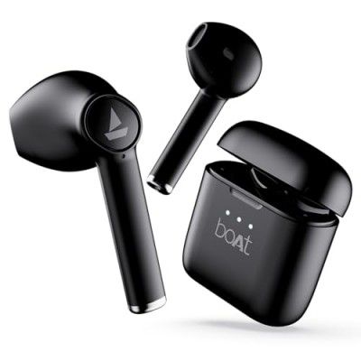 boAt Airdopes 131/138 with 60 Hrs Playback, in Ear Earbuds with Mic (Active Black)