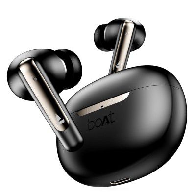 boAt Airdopes 141 ANC(~32dB), 50ms Low Latency, 4Mics ENx,42Hrs Battery Earbuds Wireless Earphones with mic (Gunmetal Black)