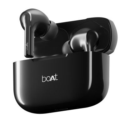boAt Airdopes 163/ Airdopes 161 in Ear Earbuds with 40 HRS Battery (Active Black)