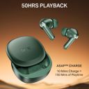 Boat Airdopes Prime 413, 4Mics ENx, 50hrs Battery, Multipoint, TWS Ear Buds Wireless Earphones with mic (Green)...