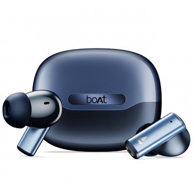 boAt Airdopes Prime 701 ANC, Bluetooth Earbuds (Zinc White)