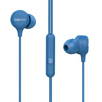 boAt Bassheads 103 Wired in Ear Earphone with Mic (Blue)