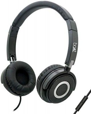 boAt BassHeads 900 On-Ear Wired Headphone with Mic