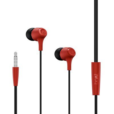 Boat Bassheads 95 Wired in Ear Phones,10Mm Drivers,Signature Sound
