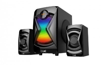 boAt Blitz 1500 with Blitz 1508 Multimedia, 5 different EQ Modes, 50 Watts RMS Bluetooth Home Theatre (Premium Black)(