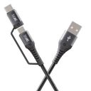 boAt Deuce USB 300 2 in 1 Type-C & Micro USB Stress Resistant...