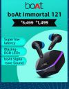 boAt Immortal 121 TWS Wireless Gaming in Ear Earbuds @ ₹1499 On Amazon...