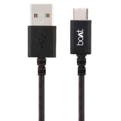 boAt Laptop, Smartphone Type-c A400 Male Data Cable