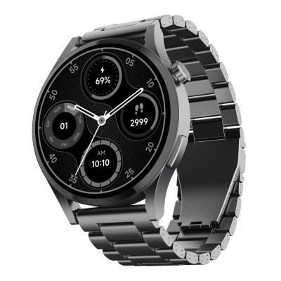 boAt Lunar Embrace w/Vibrant 1.51" (3.8 cm) AMOLED Display (Steel Grey)
