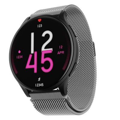 boAt Lunar Orb with 1.45" AMOLED Display, BT Calling (Metal Grey)