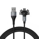 boAt Micro Axis 1.5 m Cable with Rotating Connector, 3A Fast Charging...