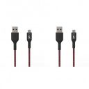 boAt Micro USB 150 Tangle-Free, Sturdy Micro USB Cable with 3A Fast Charging & 480mbps Data Transmission, 10000+ Bends Lifespan & Extended 1.5m Length Black (Pack of 2)...