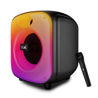 Boat PartyPal 65 Pro, 42W Signature Sound, Wireless Karaoke Mic, Portable Speaker