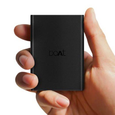boAt Pocket Energyshroom PB400 Pro 20000mAh Pass-Through Charging(Carbon Black)
