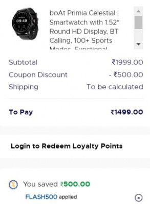 Boat Primia Celestial BT Calling Smartwatch