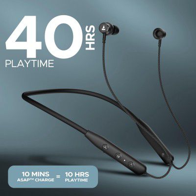 boAt Rockerz 110/Rockerz 109 Wireless Neckband (Active Black)