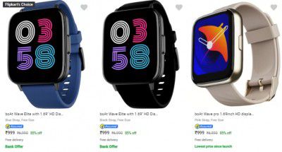 Boat Smart Watches Starts ₹999
