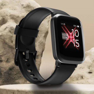 boAt Storm 1.3 CurvedDisplay Smartwatch  (Black Strap, Regular)