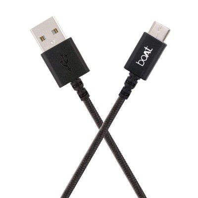 boAt Type-c A400 Type-C to USB A Cable for All Type C Phones (Lg nexus 5x), 1Mtr (Grey)