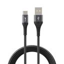 boAt Type C A550 Type-C with 3A Rapid Charging & 480mbps Data Transmission, 1.5m Length(Mercurial Black)...