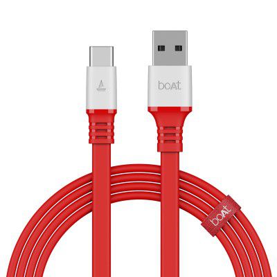 boAt Type C A750 6.5A Flat Super Fast Charging Cable w/Stress Resistance