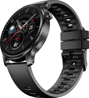 boAt Ultima Prime w/ 1.43" Functional Crown Smartwatch  (Onyx Black Strap, Free Size)