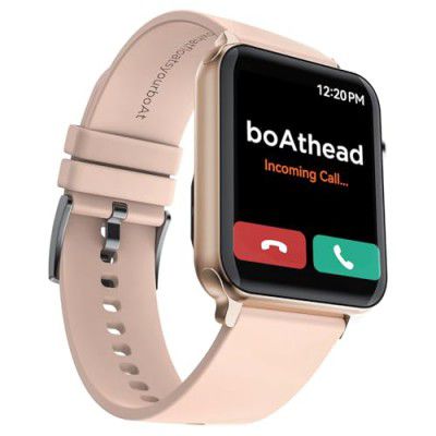 boAt Wave Call Smart Watch w/Bluetooth Calling, 1.69" (Flamingo Pink)