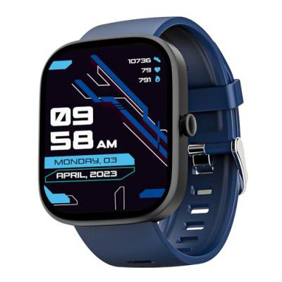 boAt Wave Convex 1.96" AMOLED Display, (Dark Blue)