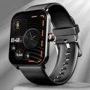 boAt Wave Fury with 1.83' HD Display, Bluetooth Calling & Functional Crown Smartwatch  (Active Black Strap, Free Size)...