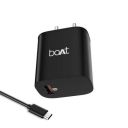 boAt WCD QC3A 18W Quick Charge 3.0 Supported Adapter & Free Type C Cable (Black)...