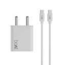boAt WCDV 22.5W Dual Port Wall Charger with 18W Quick Charge 3.0...
