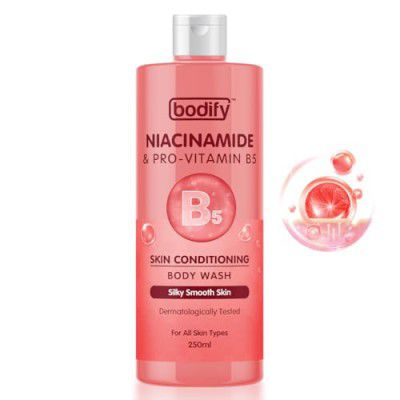 Bodify Niacinamide & Pro-Vitamin B5 Skin Conditioning Body Wash, 250 Ml