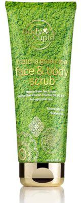 Body Cupid Matcha Green Tea Face and Body Scrub, 200ml