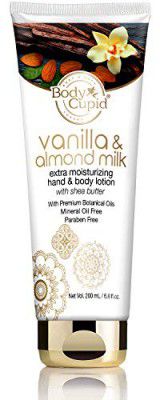 Body Cupid Vanila and Almond Milk Extra Moisturising Body Lotion with Pure Almond Milk Extract and Vanilla Bean Extract - 200 ml
