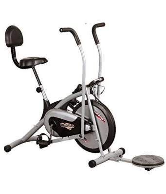 Body Gym Air Bike Platinum DX Exercise Cycle With Back & Twister