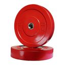 Body Maxx Color Bumper Plate, Olympic Weight Plates, Iron Rubber Coated Bumper Plates 51 MM Hole (2.5KG X 2 PC (5KG))...