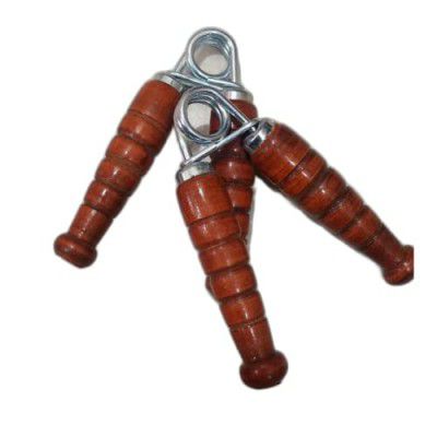 Body Maxx Polished Best Hand Exerciser Grip Strengthener Wooden Hand Gripper Pack of 2 Pcs